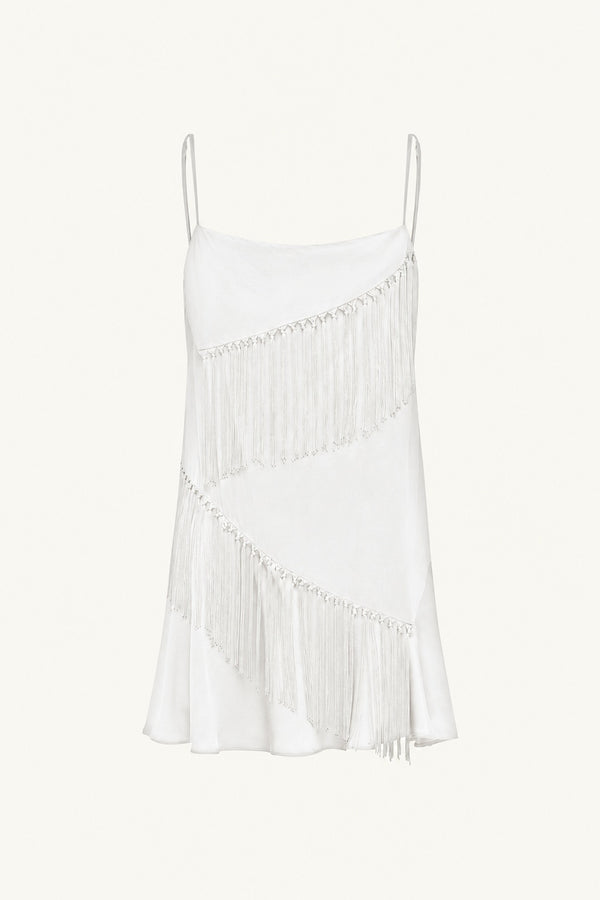 MYSTIC FRINGE MINI DRESS - IVORY_G